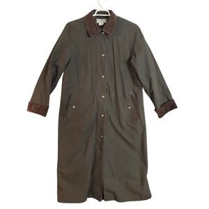 Vintage Long LL Bean Olive Jacket